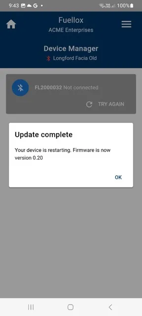 Update Complete