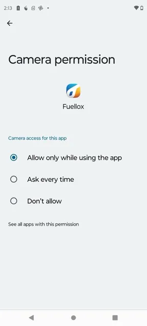 Android Apps Settings
