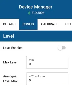 Device Manager - Level Setup