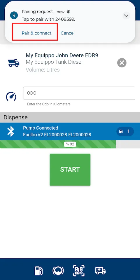 Fuellox Mobile Bluetooth Connect