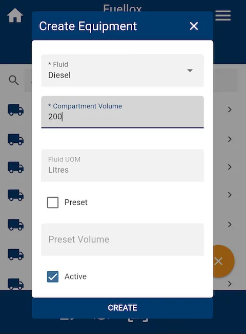 Fuellox mobile create equipment demo2